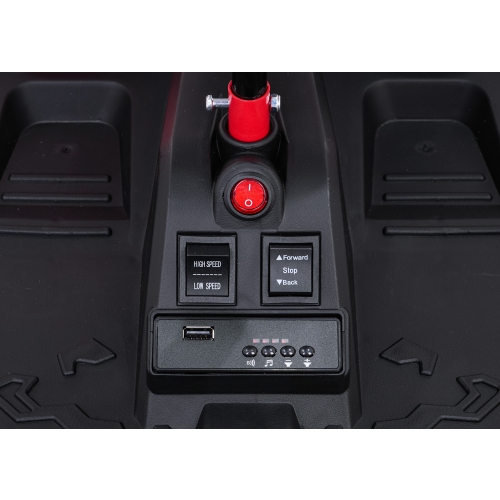 Gokart na akumulator dla dzieci TORNADO z Funkcją Driftu Czerwony DM-108